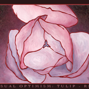 Visual Optimism: Tulip - Red Poster