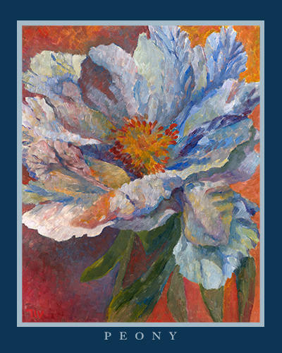 Peony Poster